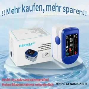 HERMSA™ Hochpräzises, multifunktionales, nicht-invasives Medizinisches Gerät – 99,99% Genauigkeit!Kompatibel mit iOS und Android Smartphones