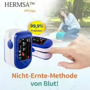 HERMSA™ Hochpräzises, multifunktionales, nicht-invasives Medizinisches Gerät – 99,99% Genauigkeit!Kompatibel mit iOS und Android Smartphones